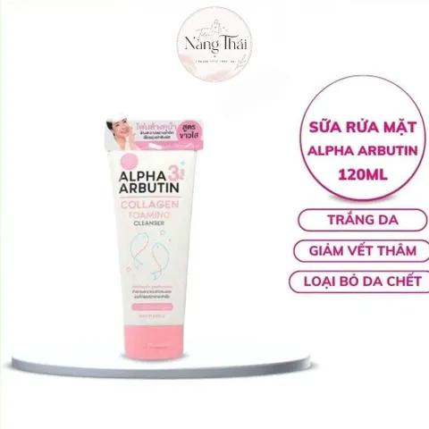 Sữa rửa mặt Alpha arbutin 120ml Thái Lan