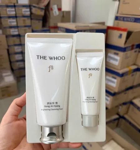 Sữa Rửa Mặt Dưỡng Trắng Whoo Gongjinhyang Seol Brightening Foam Cleanser 180ml