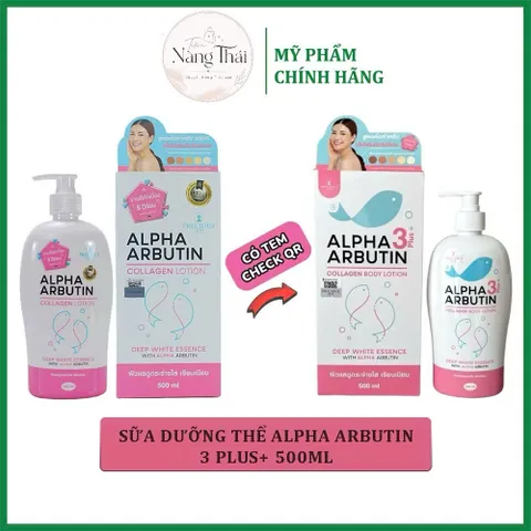 Sữa dưỡng thể trắng da Alpha Arbutin Collagen Precious Lotion 3+ Plus