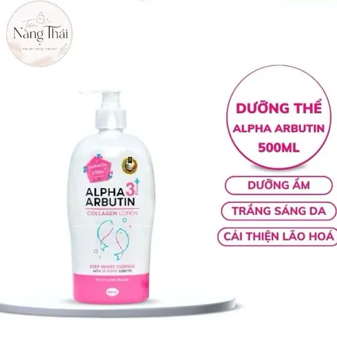 Sữa dưỡng thể trắng da Alpha Arbutin Collagen Precious Lotion 3+ Plus