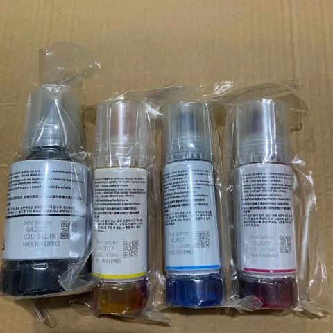 Bộ 4 màu Mực Epson 001 dùng cho Epson L4150/ L4160/ L4260/ L4266/ L6160/ L6170/ L6190/ L6260/ L6270/ L6290.