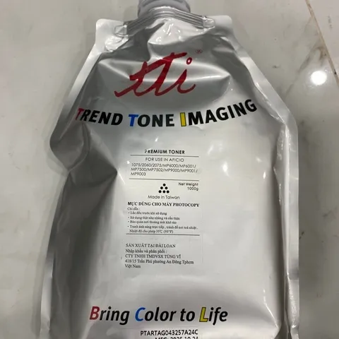 Mực Photo TTI 1kg dùng cho Ricoh 1075 2060 2075 MP6000 MP6001 MP7500 MP8000 MP9000 MP9001 MP9003 TTI 1kg