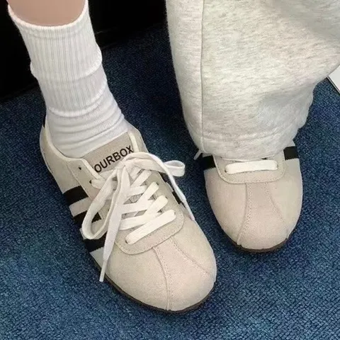 Giày Sneaker Nữ Sọc – Giày Thể Thao Unisex Phong Cách Hàn Quốc