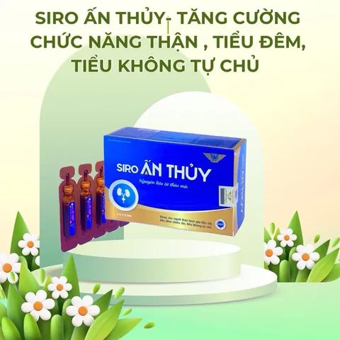 Siro Ấn thuỷ kingphar KP3 ( hộp 20 ống) dùng cho trẻ đái dầm, tiểu đêm nhiều