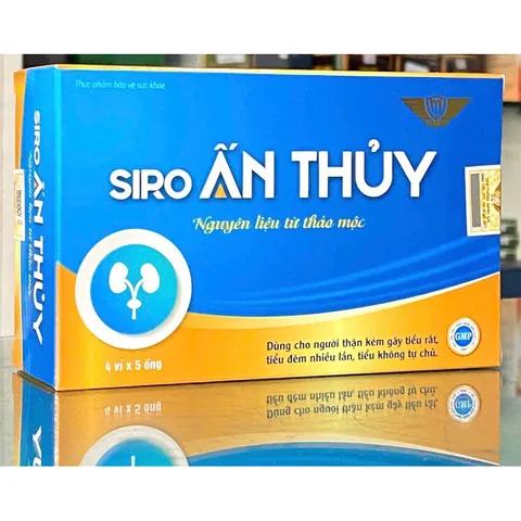 Siro Ấn thuỷ kingphar KP3 ( hộp 20 ống) dùng cho trẻ đái dầm, tiểu đêm nhiều