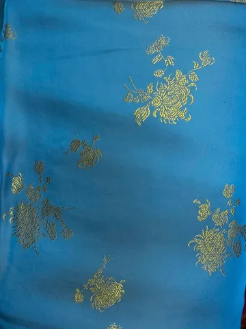 [Áo dài họ Huỳnh] Vải Gấm Tơ Tiểu Cúc khổ 1.5m-[vải may áo dài]