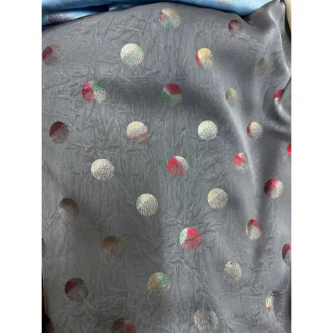 Áo dài họ Huỳnh [Lụa Dubai Chấm Bi]- TONE PASTEL - vải may áo dài khổ 1.5m