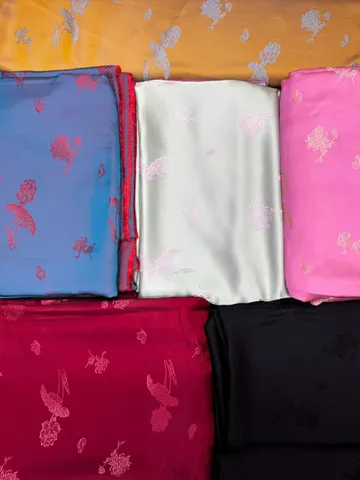 [Áo dài họ Huỳnh] Vải Gấm Tơ Tiểu Liên khổ 1.5m-[vải may áo dài]