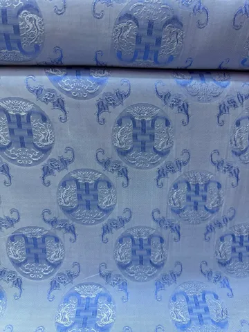 Áo dài họ Huỳnh [Lụa nha xá] [version Quý Phái] [vải may áo dài khổ 9 tấc] [Họa tiết Thọ Dơi]