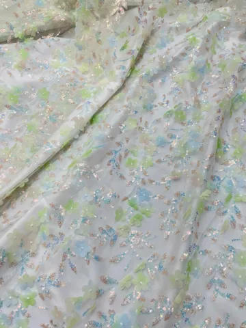 Áo dài họ Huỳnh [ Ren kim sa + Lót ] -Vải may áo dài khổ 1.5m