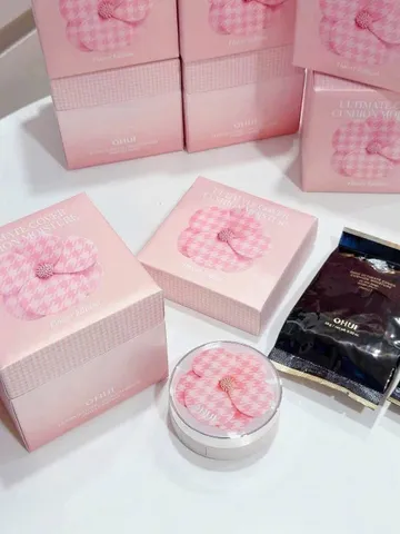 Cushion OHUI Hoa limited mua 1 được 3 lõi đi kèm CHÍNH HÃNG