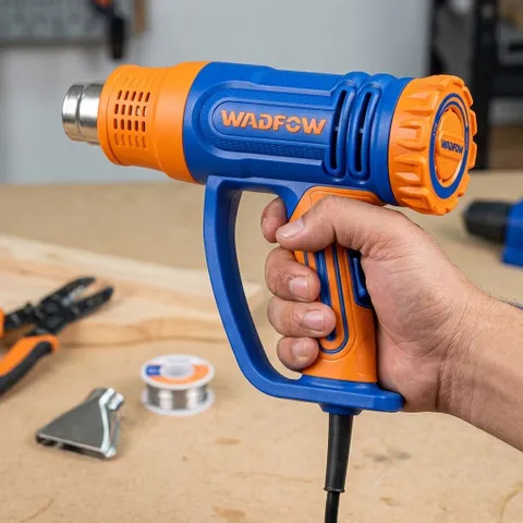 Máy Thổi Hơi Nóng Wadfow WHG1520 2000W Điều Chỉnh Nhiệt Độ 3 Đầu Thổi