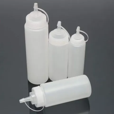 Bình Nhựa Đựng Tương, Sirup, Nước Sốt - Nhiều Dung Tích ( màu trắng ) 838801