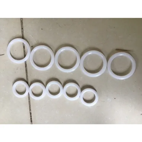 Combo 200 Vòng nhựa tròn đủ cỡ - móc rèm ,móc rido loại tròn