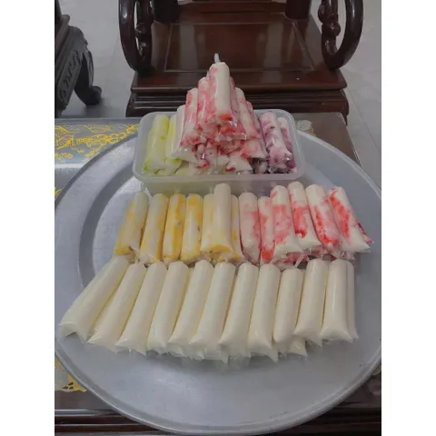 300  cái túi nilon sữa chua dài 4x16, túi đựng sữa chua, bọc đựng sữa chua, bì, túi làm kem, túi nilon 4x16