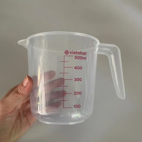 Bộ 3 ca đong chia vạch nhựa Việt Nhật 250ml, 500ml, 1000ml 838835