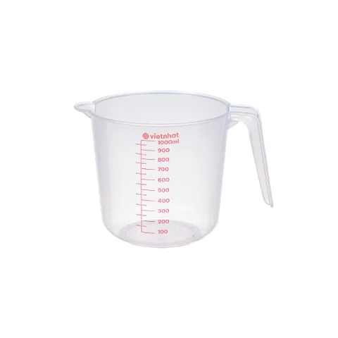 Bộ 3 ca đong chia vạch nhựa Việt Nhật 250ml, 500ml, 1000ml 838835