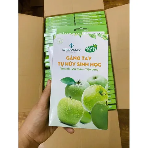 Hộp 100 chiếc gang tay dùng 1 lần dai bền