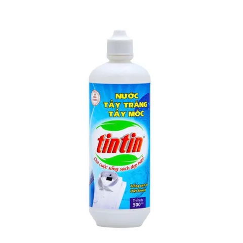 Nước tẩy trắng, tẩy mốc quần áo Tintin 500ml 838851