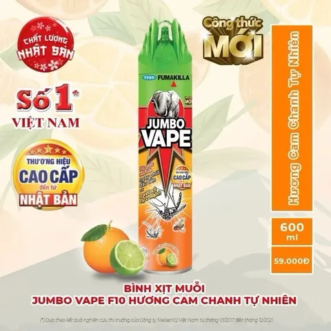 Xịt muỗi Jumpo Vape Xịt côn trùng RAID ARS chính hãng