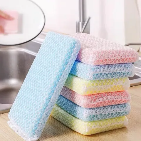 Set 7 mút rửa chén bát xuất nhật - Mút xốp rửa bát