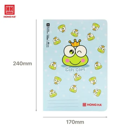 Combo 5 Quyển vở 4 Ô ly 48/80 trang School Ếch Cốm Hồng Hà - 0599/0600