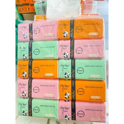 Khăn giấy khô Mylan chất giấy dai mịn đẹp không bụi, không hôi, trắng mịn 838883