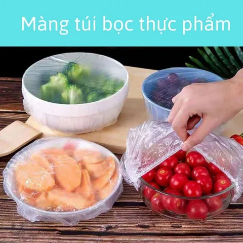 Sét 4 hộp màng bọc thực phẩm mylan (1 hộp 100 chiếc )