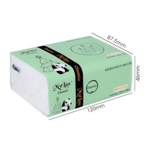 (Chính Hãng) Thùng 30 gói giấy ăn gấu trúc cao cấp MyLan Nhập Khẩu 300 tờ / gói 3 lớp mềm mịn, tiện lợi