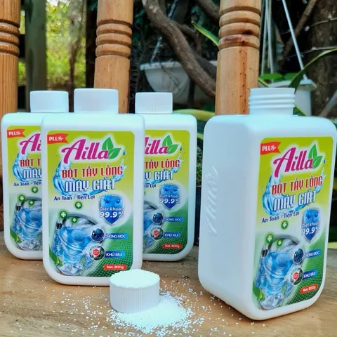 Siêu tẩy lồng máy giặt AILLA 300G - Tẩy vệ sinh lồng máy giặt