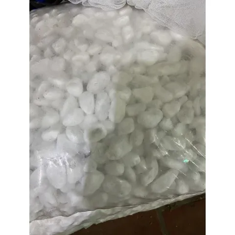 1Kg Đá trắng to trang trí cây cảnh, bể cá, sân vườn