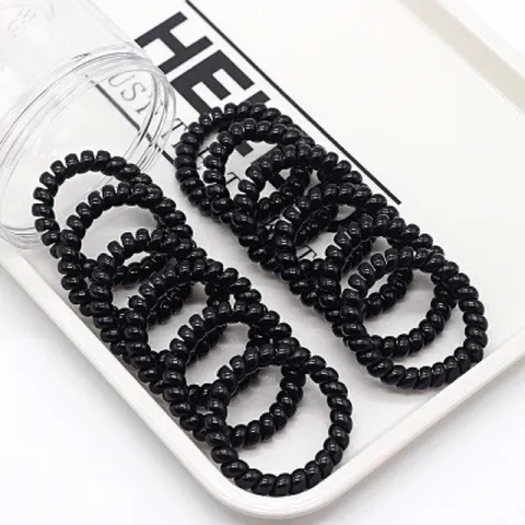 Sét 10 chun buộc tóc lò xo dai bền loại nhỏ, loại nhỡ, loại to