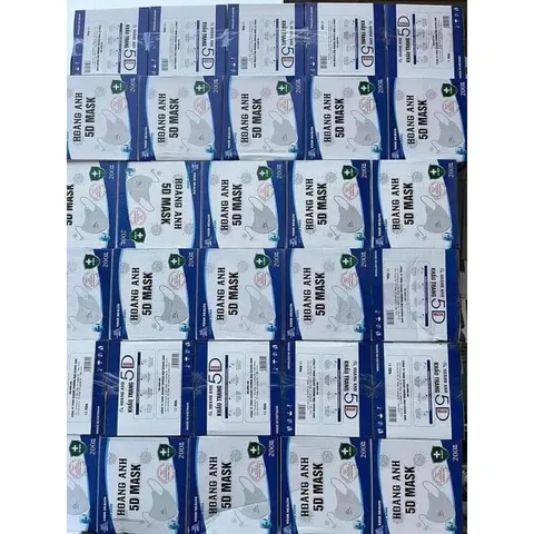 quà tặng túi 10 chiếc khẩu trang 5d max hoàng anh,lọc bụi,kháng khuẩn