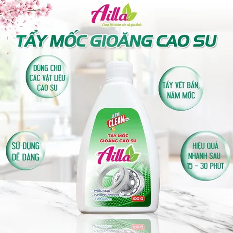 Bộ 3 Gồm 2 Siêu Tẩy Lồng Máy Giặt 300G + 1 Siêu Tẩy Gioăng Cao Su 100G
