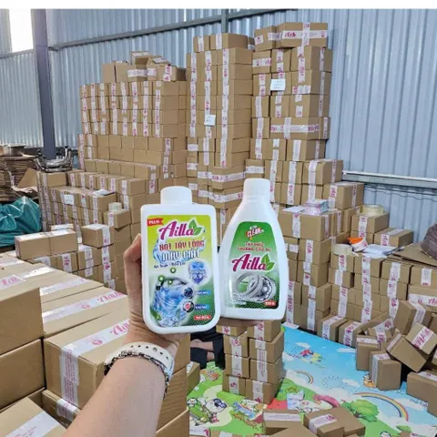 Vệ Sinh Lồng Giặt Combo Tẩy Lồng Máy Giặt, Tẩy Mốc Gioăng Caosu Ailla Làm Sạch Nhanh An Toàn