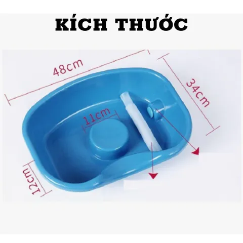 Chậu gội đầu tại giường cho người già, bà bầu, trẻ nhỏ Nhựa Việt Nhật