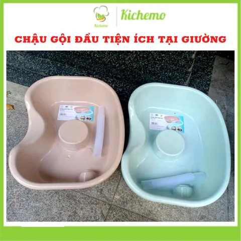 Chậu gội đầu tại giường cho người già, bà bầu, trẻ nhỏ Nhựa Việt Nhật