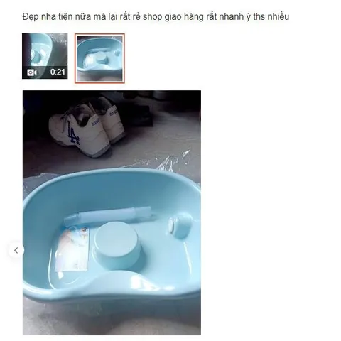 Chậu gội đầu tại giường cho người già, bà bầu, trẻ nhỏ Nhựa Việt Nhật