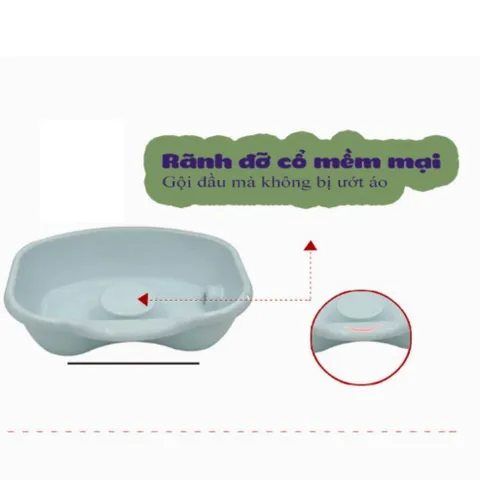 Chậu gội đầu tại giường cho người già, bà bầu, trẻ nhỏ Nhựa Việt Nhật