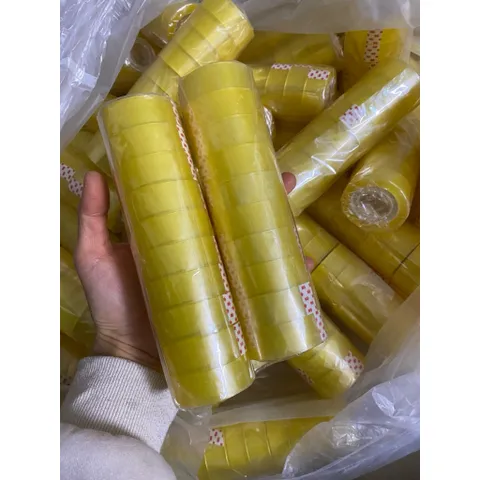 combo 10 cuộn băng dính văn phòng, băng dính bé dán làm hoa tạo hình