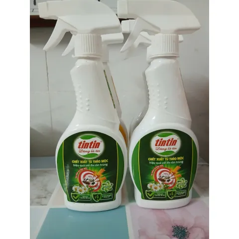 Xịt côn trùng Tintin Thảo Mộc 350ml