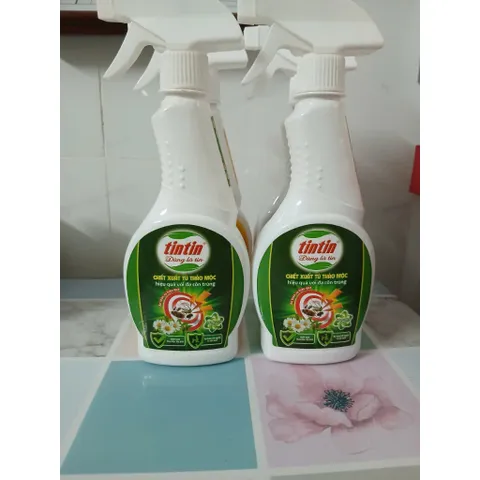 Xịt côn trùng Tintin Thảo Mộc 350ml