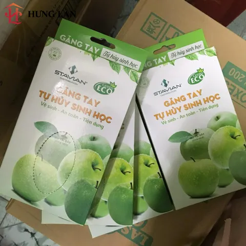 Hộp Găng Tay Tự Hủy Sinh Học An Toàn Bảo Vệ Môi Trường
