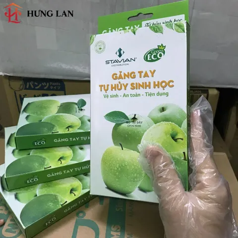 Hộp Găng Tay Tự Hủy Sinh Học An Toàn Bảo Vệ Môi Trường