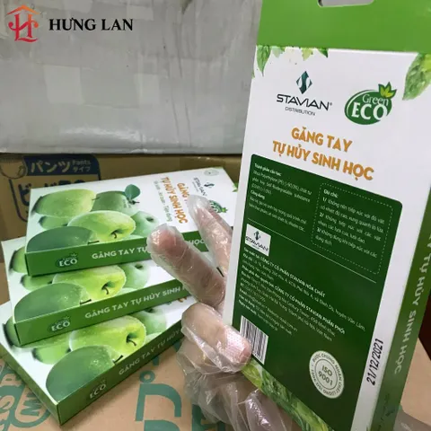 Hộp Găng Tay Tự Hủy Sinh Học An Toàn Bảo Vệ Môi Trường