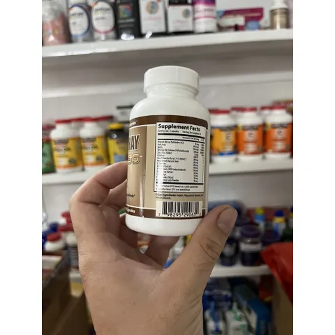 Viên uống hỗ trợ giảm tóc bạc sớm Anti Gray 7050 của Mỹ (Cam kết hàng chuẩn USA) 838993
