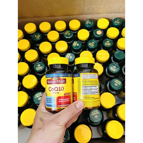 Viên uống bổ tim mạch CoQ10 Nature Made (Cam kết hàng chuẩn USA)
