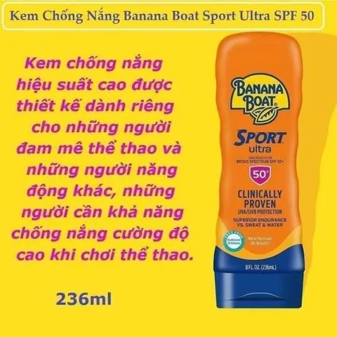 SET 2 Kem chống nắng thể thao Banana Sport SPF50