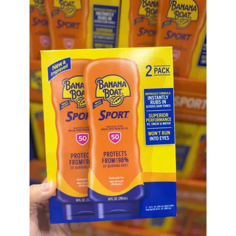 SET 2 Kem chống nắng thể thao Banana Sport SPF50
