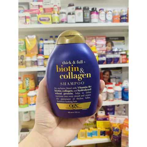 Dầu Gội Xả Biotin Collagen  385ml bản Mỹ (Cam kết hàng chính hãng USA)